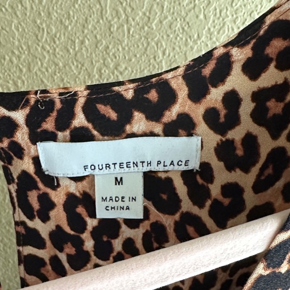 Tiered Ruffle Leopard Print High/Low Maxi Dress - Picture 3 of 9